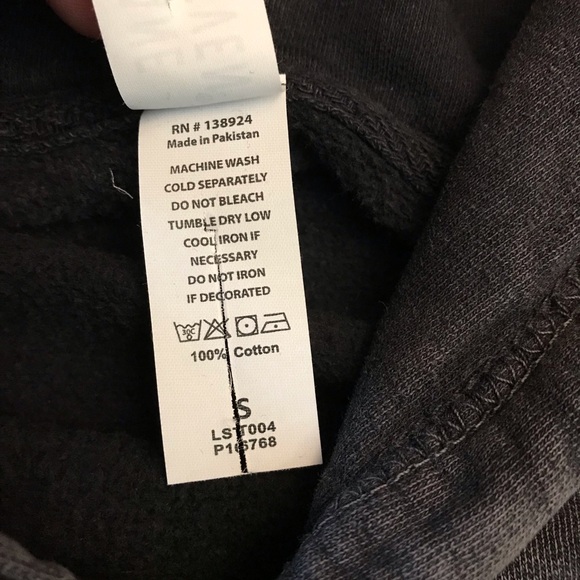 Planet Thirteen Las Vegas Alien Hoodie Sweatshirt Adult Size Small Faded Black - Picture 11 of 11